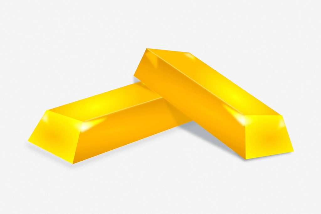 Gold bars representing commodities as an inflation hedge